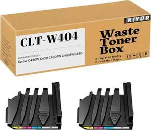 Ennovor CLT-W404 Waste Toner Container High-Yield Replacement Compatible for Samsung Xpress C430W C430 C480FW C480FN Printers (2Pack)