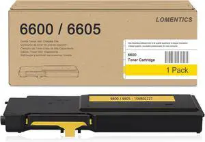 Ennovor Phaser 6600/WorkCentre 6605 High Capacity Toner Cartridge (Yellow,1 Pack)- Loets 106R02227 Toner Cartridge Replacement for Xerox Phaser 6600 6600N 6600DN WorkCentre 6605N 6605DN Printer