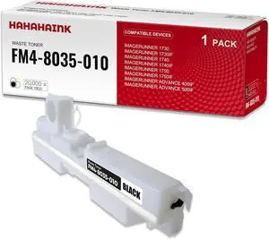 Ennovor High Yield 20,000 Pages Compatible Waste Toner Box Replacement for Canon FM4-8035-010 Black to use with IMAGERUNNER 1730 1730IF 1740 1740IF 1750 1750IF IMAGERUNNER Advance 400IF 500IF (1PK)