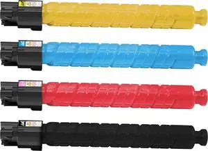 Ennovor MS.R IM C300 IM C400 Toner Cartridge 842378 842379 842380 842381 Replacement for Lanier Savin IM C300 C300F C400 C400F C400SF Printers(4 PackBlack Cyan Magenta Yellow)