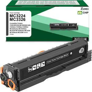 Ennovor MC3224 MC3326 Toner Cartridge C3210K0 Black Toner Replacement for Lexmark C3224 MC3224 MC3326 MC3426 MC3426i MC3426adw MC3326adwe Series Printer