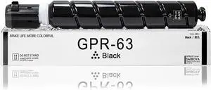 Ennovor High Yield GPR-63 Black Toner Cartridge GPR 63 GPR63 Toner Replacement for Canon imageRUNNER DX 6860i DX 6870i Printer (4766C003AA, 71,500 Pages)
