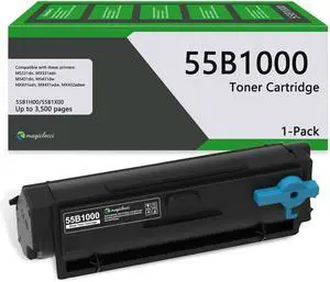 Ennovor 55B1000 Black Toner Cartridge(1Pack, 3,500 Pages) - Compatible Replacement for Lexmark 55B1000 Toner Cartridge Work for MS331 MS431 MX331 MX431 MX432 Printer