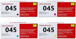 Ennovor 045 Toner Cartridge Set Replacement for Canon 045 CRG-045 Toner Cartridge Compatible for Color ImageCLASS LBP612Cdw, MF632Cdw, MF634Cdw Laser Printers (Black Cyan Magenta Yellow, 4-Pack)