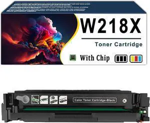 Ennovor W2180X W2181X W2182X W2183X Toner Cartridges Compatible for HP 3201dw MFP3301fdw 3301sdw 3301cdw Printers 1 Black