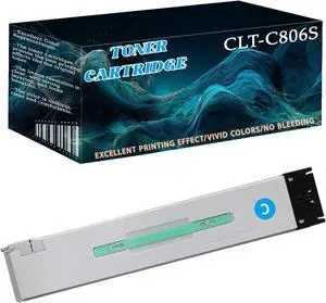 Ennovor High Yield CLT-K806S CLT-C806S CLT-Y806S CLT-M806S Toner Cartridge Replacement Compatible for Samsung X7400GX X7400LX X7500GX X7500LX Printer Cyan