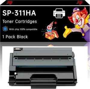 Ennovor SP-311HA Toner Cartridges Compatible with Savin SP 311DNw 311SFNw 325DNw 325SFNw Printers, Enhanced Durability, Ideal for High-Volume Printing (1 Pack Black)