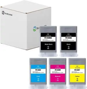 Ennovor PFI-030 Ink Cartridge Compatible for Canon imagePROGRAF TA-20 TA-30 Printer 5 Pack(Matte Black,Black,Cyan,Magenta,Yellow 55ml)