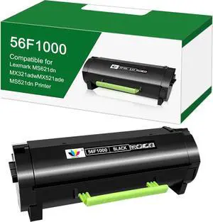 Ennovor 56F1000 Toner Cartridge Compatible forLexmark 56F1000 Toner Cartridge for MS321 MS421 MS521 MS321dn MS421dn MS421dw MS521dn MS621dn MS622de Printer