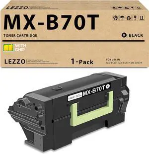 Ennovor MX-B70T Black Toner Cartridge 1-Pack MX-B70T High Yeild Toner Replacement for Sharp MX-B70T MXB70T Toner for MX-B557F MX-B557P MX-B707P Printer