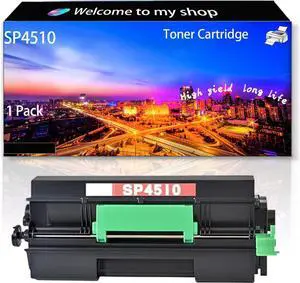 Ennovor SP4510 SP3600dn Toner Cartridge High Production Compatible for Ricoh SP3600SF 3610SF SP3600DN 4510SF 4510DN Printers, Replacement (Black)