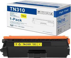 Ennovor TN310Y Yellow Toner Cartridge Replacement for Brother TN-310Y TN310 TN315 Toner MFC-9970CDW HL-4570CDW HL-4140CW HL-4150CDN Printer (1-Pack)
