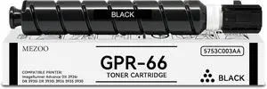 Ennovor GPR66 GPR-66 Black Toner Cartridge Compatible for Canon GPR66 5753C003AA Toner for ImageRUNNER Advance DX 3926i DX 3935i DX 3930i 3926 3935 3930 Printer(1-Pack)
