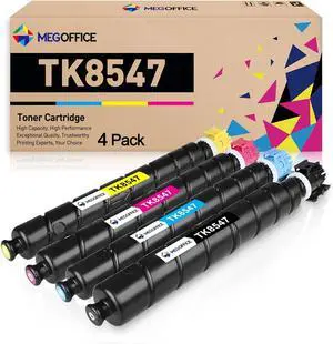 Ennovor Compatible Toner Cartridge Replacement for TK8547 Toner Cartridge Replacement for TK-8547K TK-8547C TK-8547M TK-8547Y for TASKalfa 4054ci 5054ci CS4054ci CS5054ci (Black Cyan Yellow Magenta)