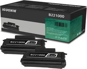 Ennovor 2 Pack B221000 Black Toner Cartridge Replacement for Lexmark B221000 Work with B2236dw MB2236adw | B221000