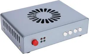 Ennovor 2-in-1 Video Overlay Box for Computer Games, 2K 144hz Game Fusion Capture Card, Support 2 Sources Input/Output Simultaneously Fused to a Display (US Plug)
