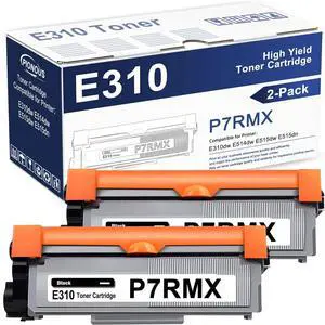 Ennovor E310 P7RMX Toner Cartridge (2-Black) PION High Yield Compatible E310dw Replacement for DELL P7RMX Toner Cartridge E310dw E514dw E515dw E515dn Printer