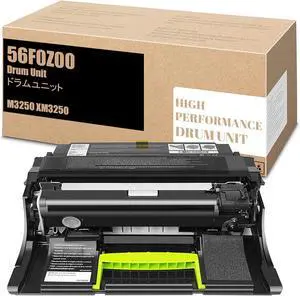 Ennovor Compatible Drum Unit Replacement for Lexmark 56F0Z00, High Yield for M3250 XM3250 Printer Black Imaging Drum Kits 1Pack