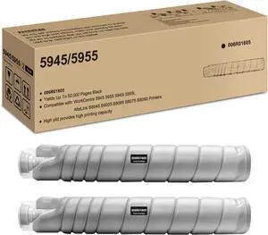 Ennovor 5945 Toner Cartridge Replacement for 006R01605 Toner for Xerox WorkCentre 5945 5955 5945i 5955i AltaLink B8045 B8055 B8065 B8075 B8090 Printers (2 Black)