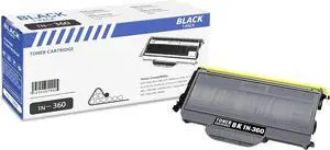 Ennovor 1 Pack TN-360 Black Toner Cartridge TN-360 High Yield 3,600 Pages Compatible for Brother DCP-7030 DCP-7040 DCP-7045N HL-2120 HL-2125 HL-2140 HL-2150 HL-2150N HL-2170s HL-2170W MFC-7040 Printer