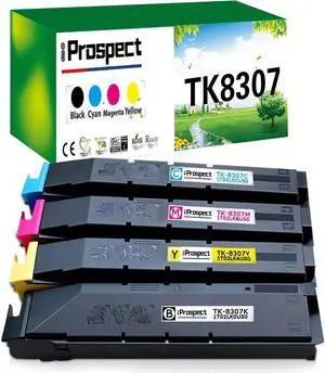 Ennovor TK8307 Toner Cartridge, 4 Pack Compatible for Kyocera TK-8307 1T02LK0US0 1T02LKCUS0 1T02LKBUS0 1T02LKAUS0 Replacement for Mita Taskalfa 3050ci 3550ci 3051ci 3551ci Printer,