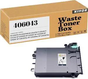 Ennovor Type 220 406043 Waste Toner Bottle Replacement Compatible for Ricoh M C250FW M C250FWB M C251FW P C301W P C311W Printer (1Pack)