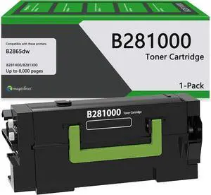 Ennovor B2865 B281000 Black High Yield Toner Cartridge(1-Pack, ) Replacement for Lexmark B281000 Toner Cartridge Work for B2865dw Printer