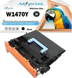 Ennovor High Yield 147Y Black Toner Cartridge W1470Y with New Chip Compatible with HP 147Y Toner for use with HP Enterprise M610 M611 M612,MFP M634 M635 M636 Series Printer