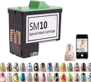Ennovor Nail Printer Ink SM10/FM10 Cartridge Set Special Inkjet Cartridge Nail Gel Set,Ink,B-Type