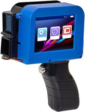 Ennovor Smart Quad Core CPU Handheld Inkjet Printer Portable Inkjet Printer Gun with HD LED Touch Screen Suitable for Warehouse Workshop Home Use Adjustable Printing Height Data