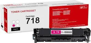 Ennovor 1 Pack 718 2660B002 Magenta Toner Cartridge: Compatible CRG 718 2660B002 Replacement for Canon Color imageCLASS MF8380Cdw LBP7210Cdn LBP7600C MF8580CDW MF726CDW Printer
