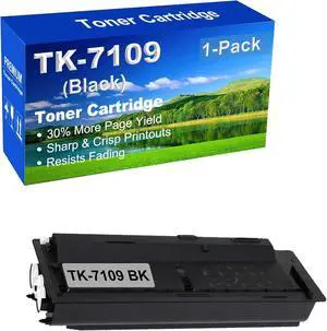 Ennovor 1-Pack Compatible High Capacity TK7109 TK-7109 Toner Cartridge use for Kyocera TASKalfa CS-3010i, CS-3011i Printer (Black)