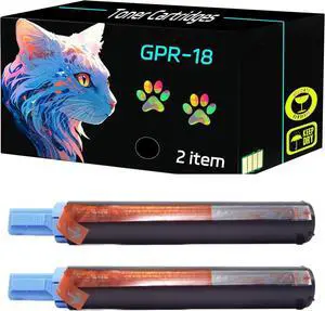 Ennovor High Yield GPR-18 Toner Cartridges Compatible for Canon imageRUNNER 2016 2016i 2018 2018i 2020 2020i 2022 2022i 2025i 2030i Printers, Print Clearly (2-Pack Black)