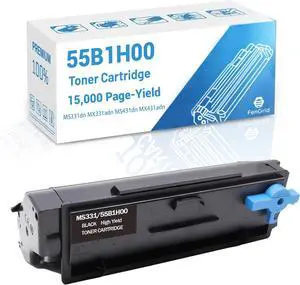 Ennovor 55B1H00 Toner Cartridge, Black, 15,000 Page Yield, Works with Printer Models Lexmark MS431 MS431dn MS431dw MS331 MS331dn MX331 MX331adn MX431 MX431adn MX431adw