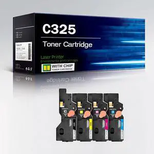 Ennovor C325 Compatible for Xerox C325 Toner Cartridge High Capacity Replacement for Xerox C325z C325dw Printer,BKMYC-1 Pack
