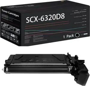 Ennovor SCX-6320D8 Toner Cartridges Compatible for Samsung SCX-6220 SCX-6320F SCX-6322DN SCX-6520FN Printers, with Chip, High Yield 8000 Pages, High-Definition Printing (Black)