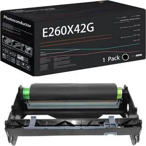 Ennovor E260X42G Photoconductor Compatible with Lexmark E260D E260DN E360D E360DN E460DN E460DW E462DTN ES460DN XS463DE Printers, High Yield 40000 Pages (1 Pack Black)