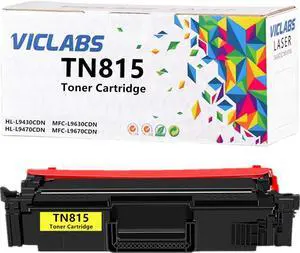 Ennovor TN815 Toner cartridges Replacement for Brother TN815 TN815Y Toner cartridges for use in Brother HL-L9430CDN HL-L9470CDN MFC-L9630CDN MFC-L9670CDN Printers(1- Pack, Yellow)
