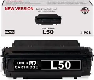 Ennovor L50 Toner Cartridges Black 1 Pack Compatible L-50 6812A001 Replacement for ImageClass D660 D661 D680 D760 D761 D780 D860 D861 D880 Printer Toner | High Yield
