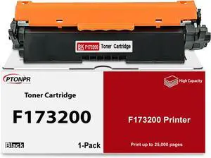 Ennovor F173200 High-Yield Black Toner Cartridge 1-Pack Replacement for F173200 Printer