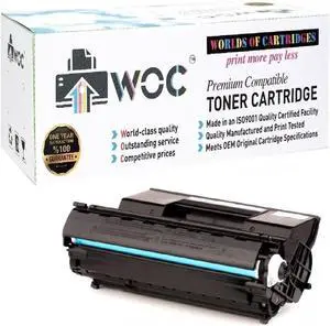 Ennovor WOC Remanufactured Toner Cartridge Replacement for Xerox 113R00711 / 113R00712 (Jumbo Black: 90% Higher Yield) for Use in Phaser 4510