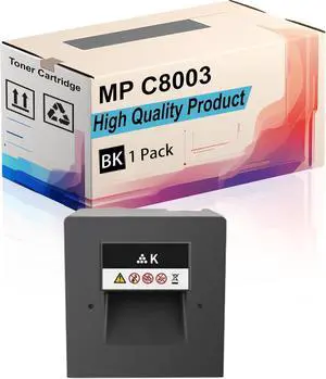 Ennovor Toner Cartridge Compatible for Ricoh Lanier Savin MP C6503 MP C8003 IM C6500 IM C8000 Printers |MP C8003 842196 842197 842198 842199| High Yield 47000 Pages (Black)