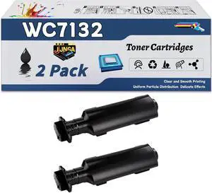 Ennovor WC7132 Toner Cartridges is Compatible for Xerox WorkCentre 7132 7232 7242 Printers, with a Capacity of 34300 Pages and a Very Good Printing Experience (2 Pack Black)