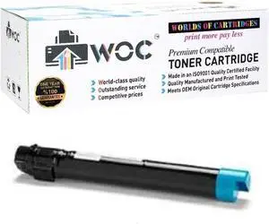 Ennovor WOC Compatible Toner Cartridge Replacement for Xerox 006R01516 (Cyan) for Use in WorkCentre 7525 / 7530 / 7535 / 7545 / 7556 / 7830 / 7835 / 7845 / 7855 / 7970 / EC7836 / EC7856