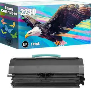 Ennovor 2230 Toner Cartridges Compatible for Dell 2230d 2330dn 2350d 2350dn 3330dn Printers, High Yield 19000 Pages, Bright Colors Clear Printing (1 Pack Black)