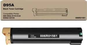 Ennovor D95A D110 D125 Black Toner Cartridge Replacement for Xerox 006R01561 Toner for Xerox D95 D95A D110 D125 ED95A ED125 Printer, (65,000 Pages, 1-Pack)