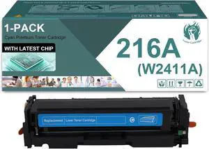 Ennovor 216A Toner Cartridge High Yield Replaces Compatible for HP 216A W2411A Cyan Replacement Cartridges Compatible for HP Laserjet Pro M155a M155nw M155dw M182nw M182n Printers,1 Pack
