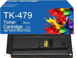 Ennovor TK-479 Toner Cartridge Compatible for Kyocera TK479 TK-479K 1T02K30CS0 Toner Cartridges for Kyocera FS-6030MFP FS-6025MFP FS-6525MFP FS-6030MFP FS-6530MFP CS-255 Pri