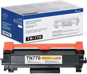 Ennovor TN770 TN-770 Super High Yield Toner Replacement for Brother TN 770 TN760 Toner Cartridge for HL-L2370DW HL-L2370DWXL MFC-L2750DW MFC-L2750DWXL Printer (Black,1-Pack)