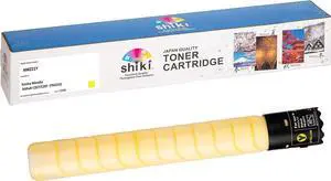 Ennovor SHIKI Compatible Toner Cartridge Replacement for Konica Minolta bizhub C227 C287 TN221Y A8K3230 (Yellow, 21000 Pages)